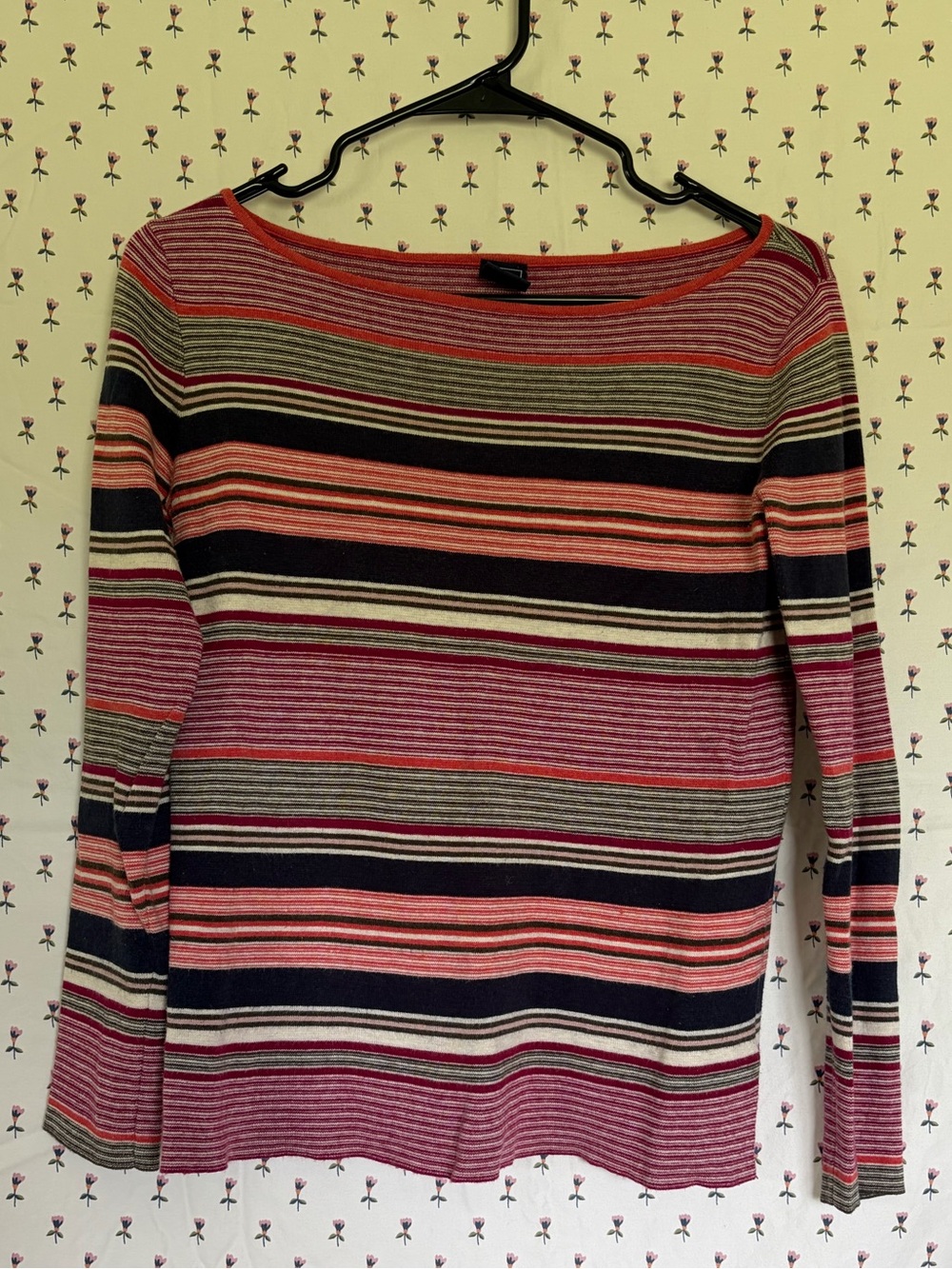 Vintage GAP Striped Long-Sleeve Knit Top